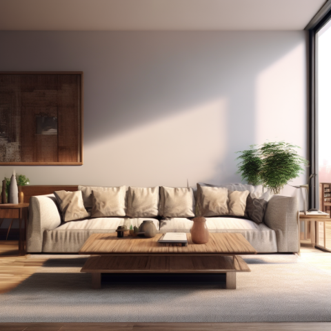 墨丹設計室內裝修裝潢 - 客廳沙發展示