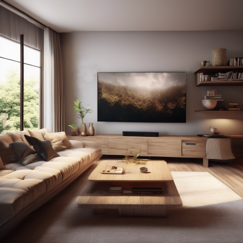 墨丹設計室內裝修裝潢 - 客廳電視牆