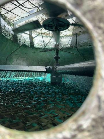 阿之宅屋維修 - 散熱水塔旋轉頭也有維修