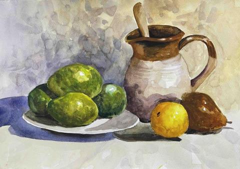 傅國智 - 不只素描的教學，水彩也是繪畫的基礎