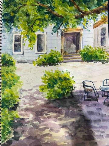 傅國智 - 風景畫可以增加學生對空間感的認知