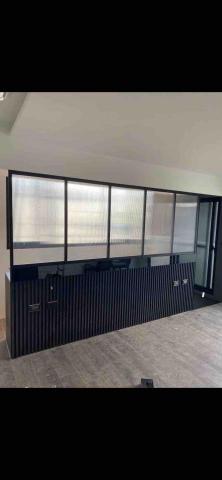 細鋁框玻璃門代工安裝 玻璃安裝 小錡 - 屏風