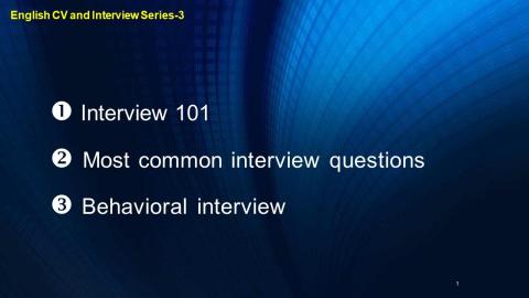 Laurence - 英文履歷及面試教材