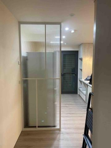 細鋁框玻璃門代工安裝 玻璃安裝 小錡 - 屏風