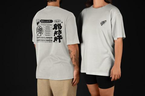 Shasby - 【脂肪肝】T恤設計過往案例