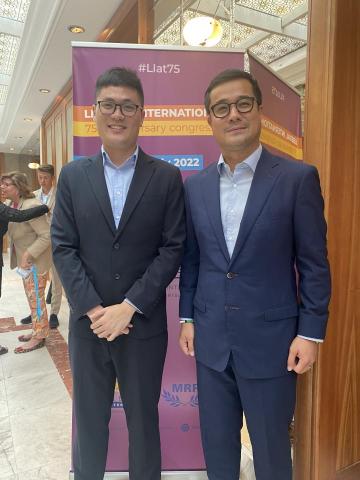 Laurence - 菲律賓國會議員 Francis Abaya 合影