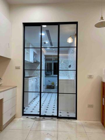 細鋁框玻璃門代工安裝 玻璃安裝 小錡 - 