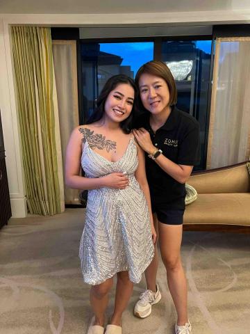 MoMo老師 整體造型 - 東方文華酒店約聘 外國賓客 全程英語造型服務