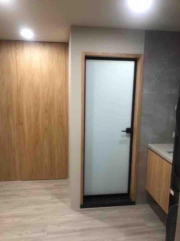 細鋁框玻璃門代工安裝 玻璃安裝 小錡 - 房間 廁所 廚房 開門