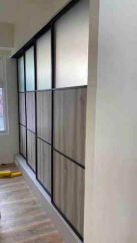 細鋁框玻璃門代工安裝 玻璃安裝 小錡 - 連動門 和室 