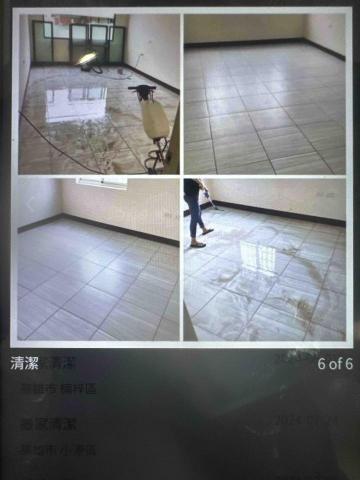 楚茗翻修工程空間設計 - 地面磁磚美容清潔