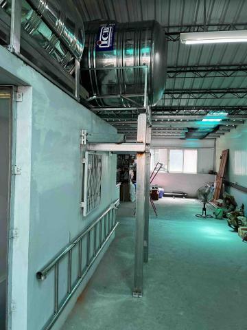 賴猿水電行維修 - 新增一頓半水塔含型鋼燒焊