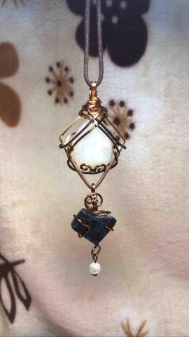 玉澗菓-銅線手作x晶礦 - 包框更換-後