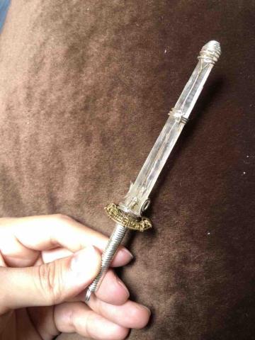 玉澗菓-銅線手作x晶礦 - 客製-竹劍造型