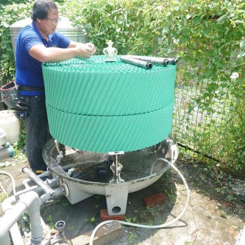 私人 - 散熱水塔散熱片更換工程