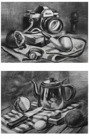 蔡丞琳 - 炭筆素描