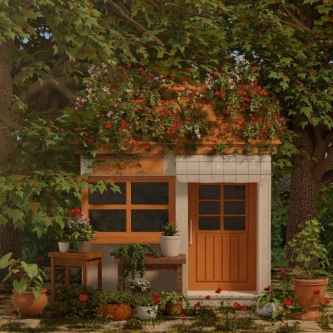 Nova - The Flower Store
製作軟體│Blender
製作│建模、材質、燈光
製作者│Nova