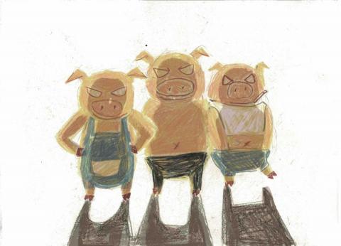 蔡丞琳 - 色鉛筆插圖