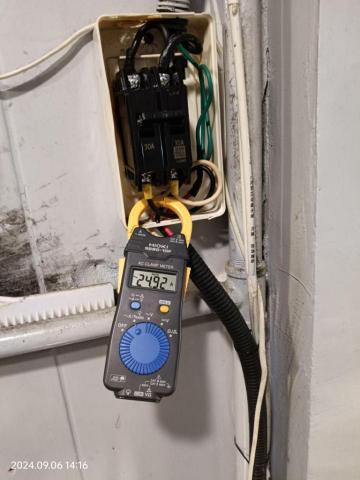 唯舜居家水電 - 洗杯機，無融絲更換完成，勾電流正常