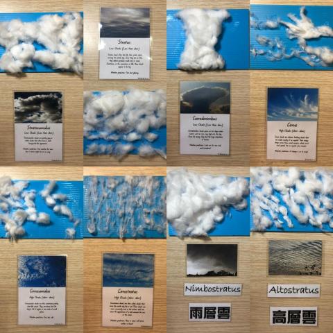Fun心臨托陪玩個人工作室 - 認識各種不同形狀的雲+手作