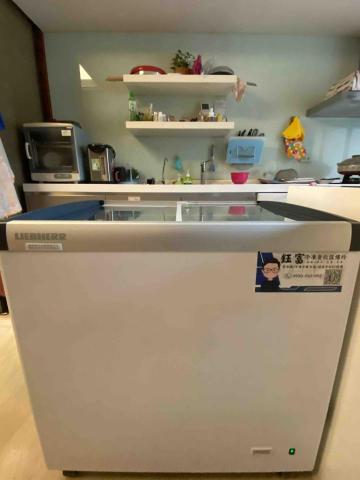 鈺富冷凍餐飲設備行 - 利勃玻璃對拉冷凍櫃2.8尺