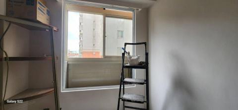 秝研油漆 防水工程 - 新竹市北區社區名稱：慶華綠晶 全室乳膠漆+跳色油漆+門框油漆（虹牌鄉居+I白+司曼特 燕麥黃+得利女裝灰）施工中