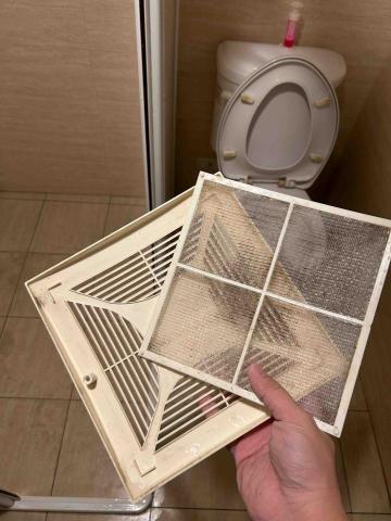 小宇個人清潔工作室 - 抽風扇外殼濾網清潔後