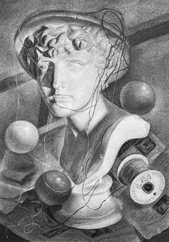 楊家棋 - 四開素描石膏像創作