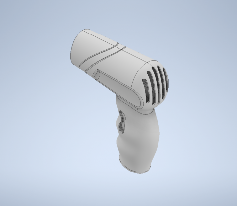 林宥均 - 曲面練習-吹風機建模