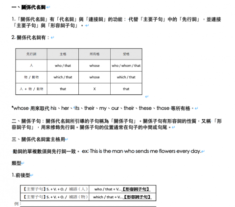 徐皓茹 - 高中複習教材（專家自編）