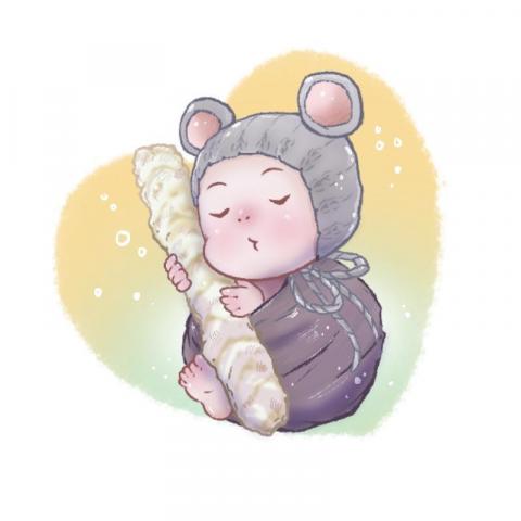 陳乙蕎 - 彌月賀圖繪製