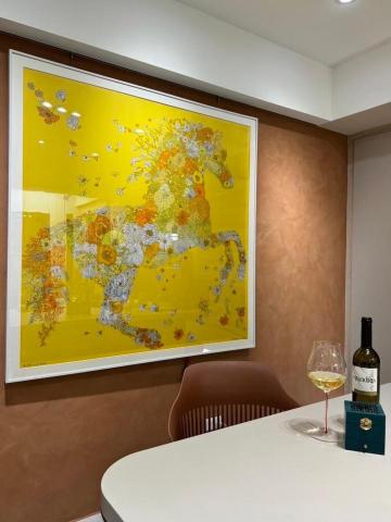 家油塗裝 - 辦公室背牆 義大利塔圖 