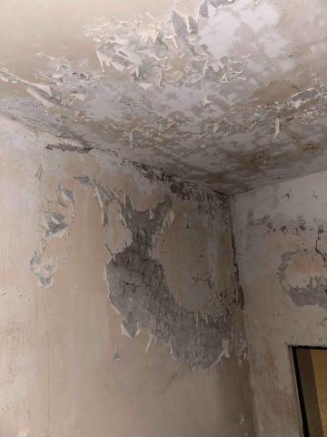 秝研油漆 防水工程 - 新竹縣湖口安宅一街，虹牌油性漆（平光白）施工前