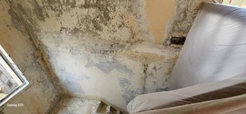 秝研油漆 防水工程 - 新竹縣湖口安宅一街，虹牌油性漆（平光白）施工中