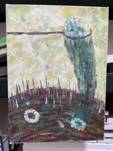 達克 - 抽象派油畫