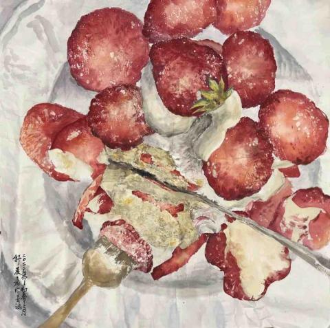 舒晨嘉 - 水墨作品