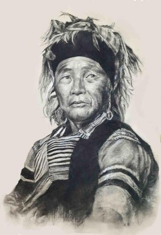 舒晨嘉 - 人物素描作品