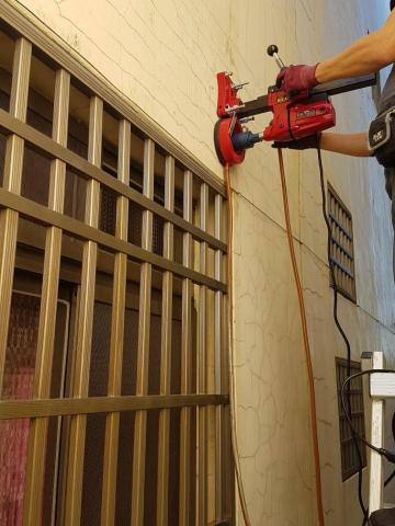 翔和冷氣空調 - 安裝洗洞作業