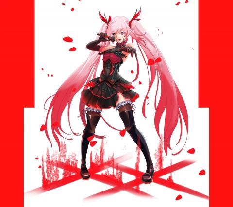 Aro - 電繪 半厚塗
作品名: red swan