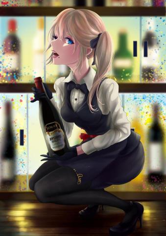 Aro - 電繪、半厚塗
作品: 酒保