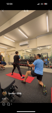 SeeRed 自由教練 - 引導客戶重心轉移技巧
使下肢穩定性提升