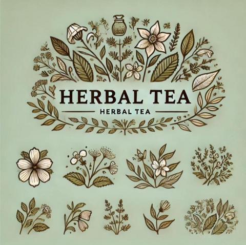 liefen wu - 花茶品牌形象圖示