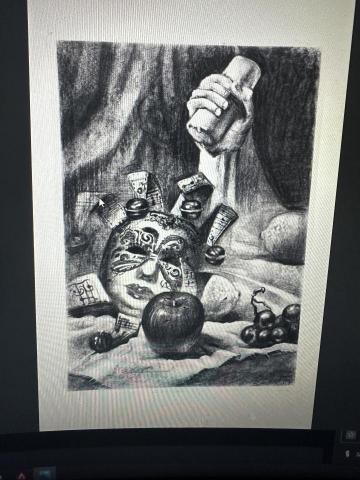 林當宏 - 炭筆素描