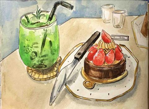 黃譯芊 - 水彩速寫