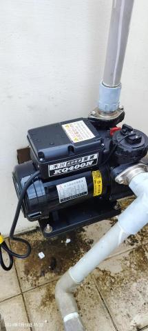 育智居家水電裝修 - 客戶更換安裝屋頂加壓馬達