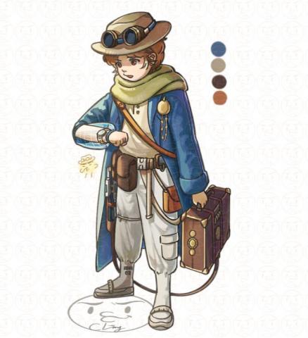 CLing - 角色設計：時間旅行的孩子