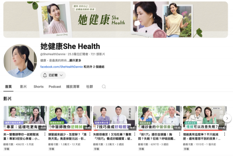 Jannie - 她健康(YT頻道)-縮圖製作