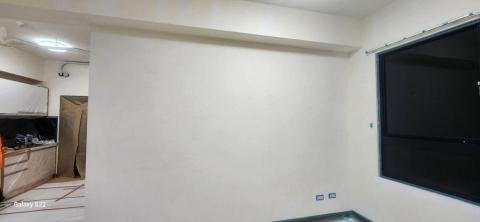 秝研油漆 防水工程 - 新竹縣竹北市，社區：蔚藍雅筑，全室虹牌乳膠漆（百合白）不含天花板+除霉+防水+浴室矽立康，施工中