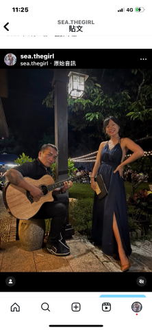 Nicole - 宜蘭頭城民宿包棟婚禮-全英文演唱