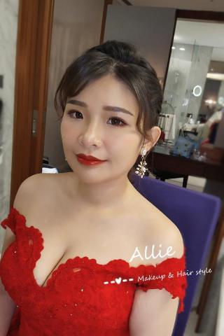 蘿曼蒂專業髮妝造型-新秘Allie - 